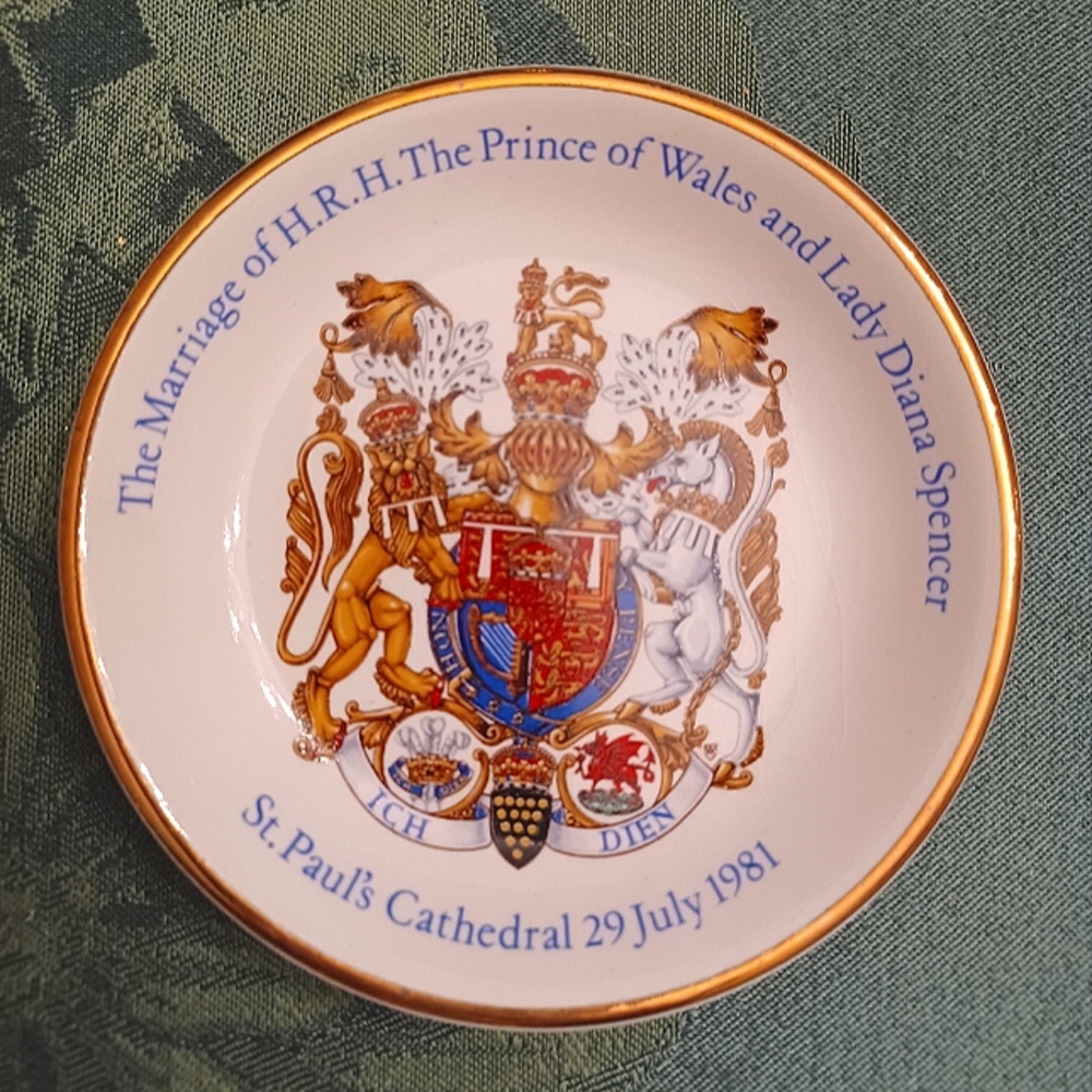 Wood & Sons Commemorative Princess Diana Wedding Pin Dish